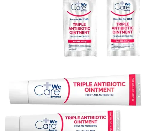 Dynarex Triple Antibiotic Ointment, 0.5 oz. Tube, Pack of 72