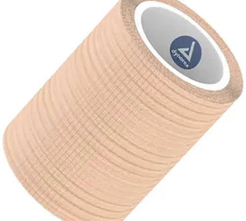 Dynarex Sensi Wrap Self Adherent Bandage Rolls, 3"W x 5 yards, Tan, 24 Pcs