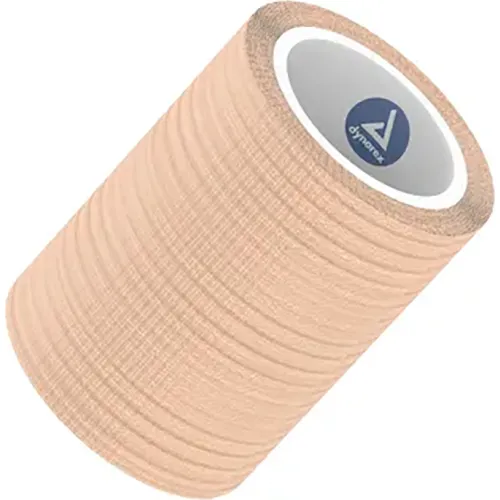 Dynarex Sensi Wrap Self Adherent Bandage Rolls, 3"W x 5 yards, Tan, 24 Pcs