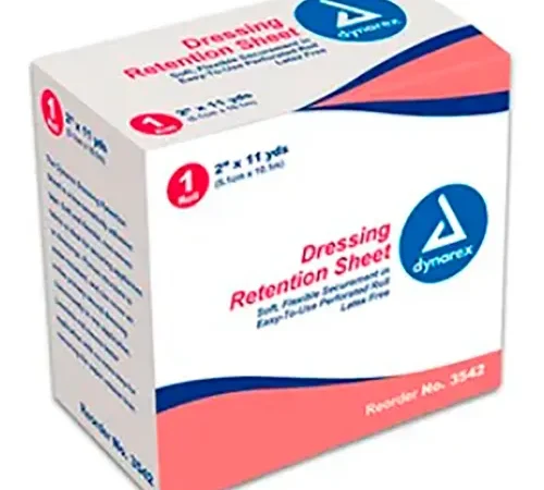 Dynarex Dressing Retention Sheet, 6"W x 11 yards, 5 Pcs