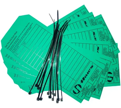 Haws SP170 Waterproof Test Tag, Space For Date And Initials Of Inspector