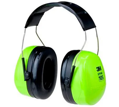 Peltor Optime 105 Earmuffs, Over-The-Head, H10 AHV