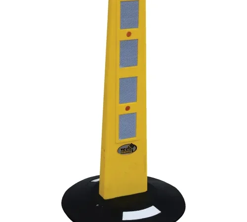 Reflective Poly Barricade Bollard Post