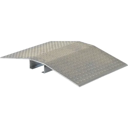 Vestil" Fabricated Aluminum Hose & Cable Crossover, 2000 lb. Cap., 40" x 24" x 3-3/8", Silver