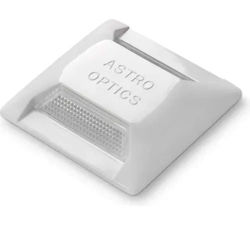 White Astro Optics road reflector marker