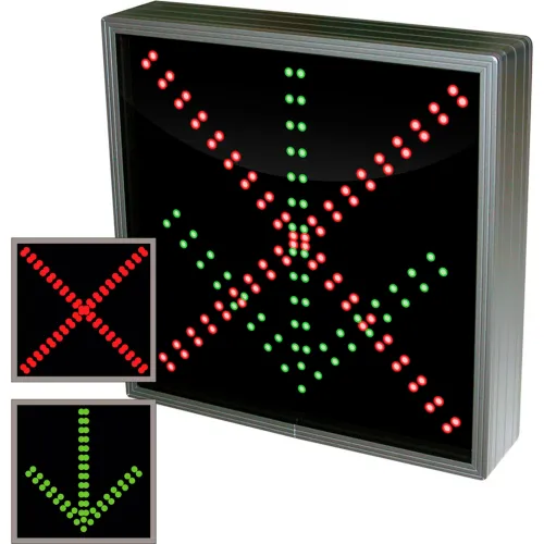 Tapco LED Parking Sign, x /Arrow, Symbol, 18"H x 18"W x 2-1/2"D