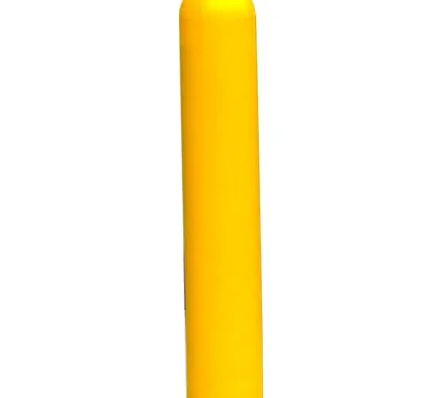 Yellow safety bollard