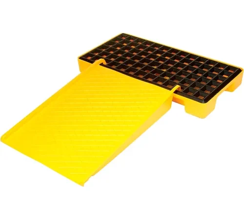 Eagle 1689 Spill Containment Poly Pallet Ramp - Yellow
