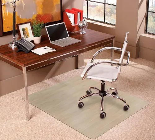 ES Robbins® Trendsetter Chair Mat for Medium Pile Carpet - 36" x 48" -  - Driftwood