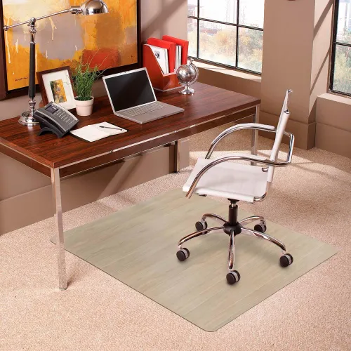 ES Robbins® Trendsetter Chair Mat for Medium Pile Carpet - 36" x 48" - - Driftwood
