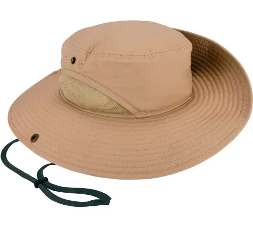Ergodyne Chill-Its 8936 Lightweight Ranger Hat, Mesh Paneling, L/XL, Khaki