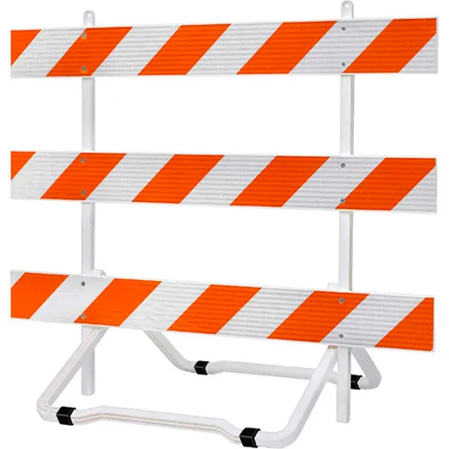 Tapco LaneGard 3 Folding Type III Barricade, HIP, 1-Sided, 6', Right Orientation