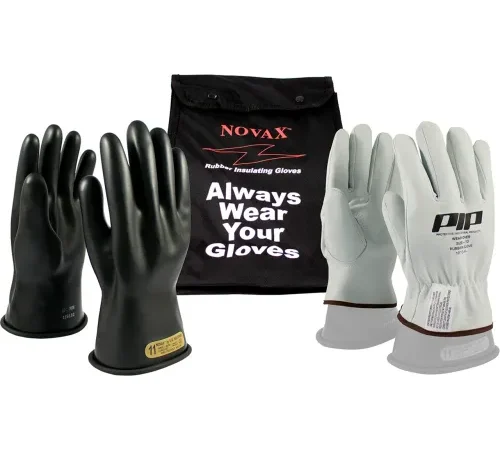PIP ESP Kit, 1 Pair Black ESP Glove, 1 Pair Goat, Class 00, Size 10