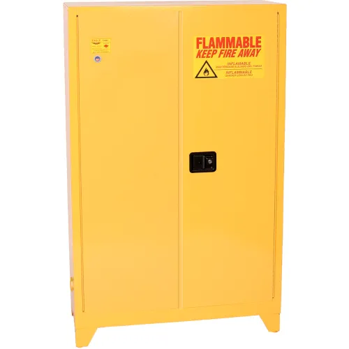 Eagle Flammable Liquid Tower" Safety Cabinet with Manual Close - 45 Gallon