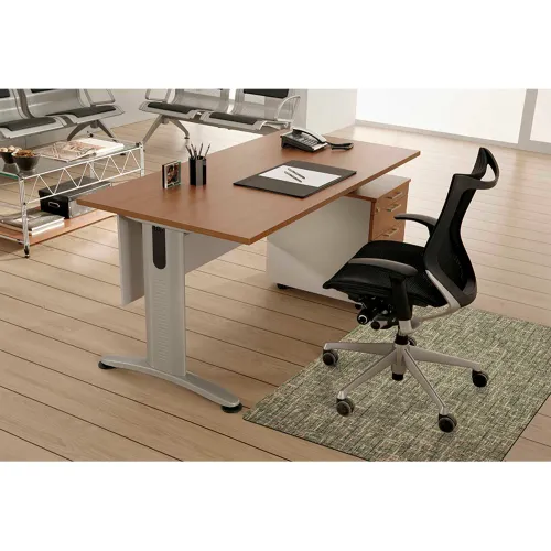 M Matting Desk Chair Mat, Astella in Khaki, 3' x 4' - Image 3