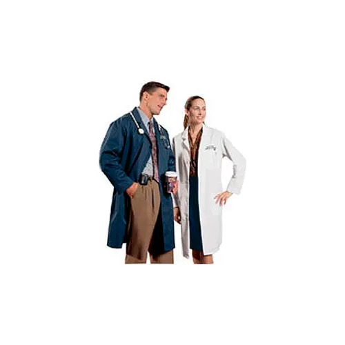 Two doctors in lab coats
