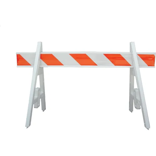Plasticade Traffic Barricade A-Frame 6 Ft. With 1 Rail