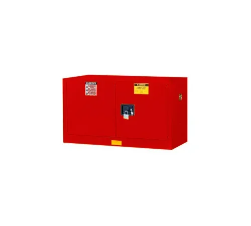 Justrite? Piggyback Paint & Ink Cabinet w/ Manual 2 Doors, 17 Gal. Cap., 43"W x 18"D x 24"H