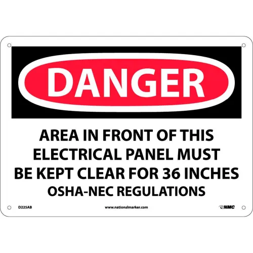 Safety Signs - Danger Area - Aluminum