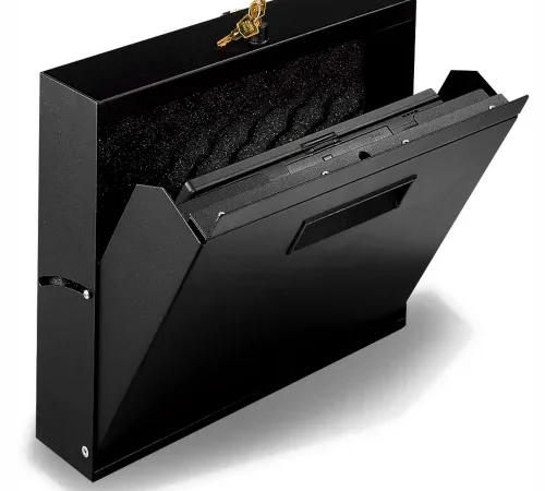 Datum Wall-Mount LapTop Locker" Security Cabinet, Black, Series LTL-1