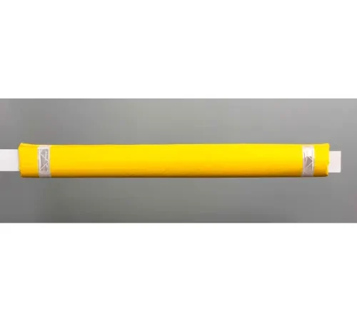 Yellow foam rail bumper with reflective tape