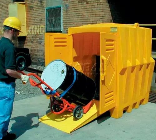 Eagle 1649 4 Drum Poly Outdoor Storage Building