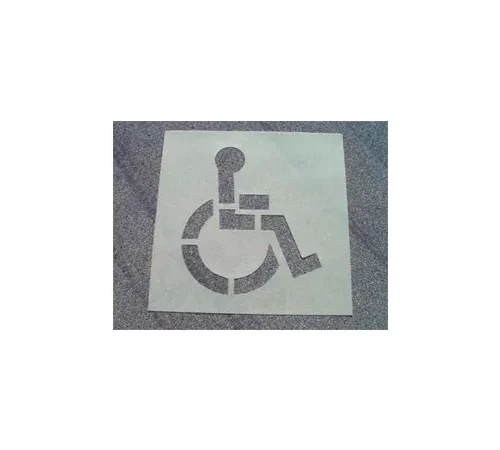 Stencil Handicapped Parking, Heavy Duty, PMS50