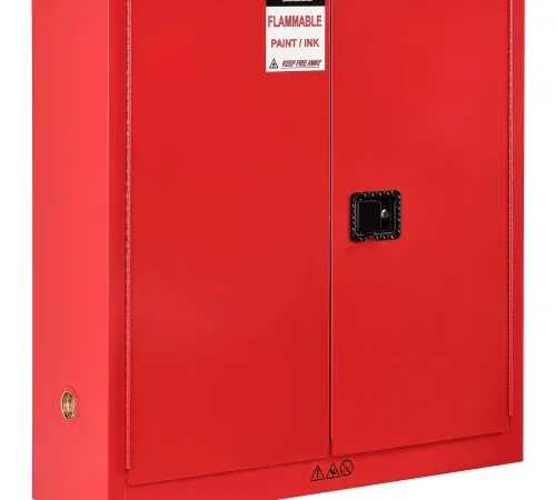 Global Industrial" Paint & Ink Storage Cabinet, 24 Gallon, Manual Close, 43"W x 12"D x 44"H