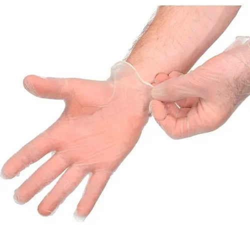 Industrial Powder-Free Vinyl Gloves, 4 MIL Large, 100/Box