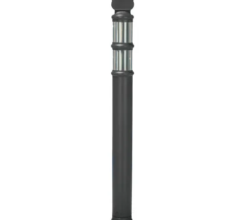 Cortina 45" EZ Grab Flared Black Post - (2)3" High Intensity Prismatic Collars