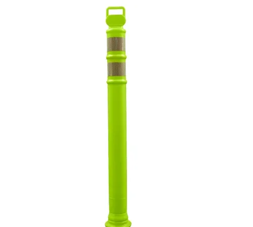 Cortina 45" EZ Grab Flared Lime Post - (2)3" High Intensity Prismatic Collars