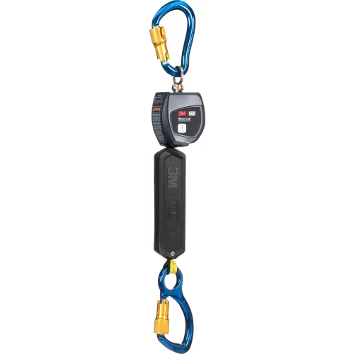 3M retractable lifeline with blue carabiners