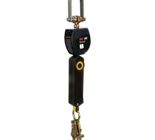 Retractable fall-arrest lifeline with swivel hook