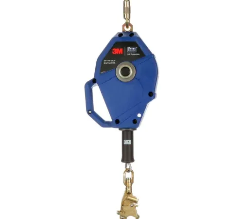 Blue 3M self-retracting lifeline with snap hook