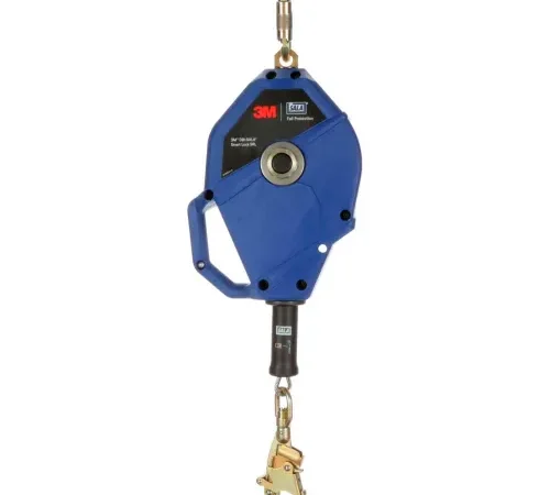 Blue 3M self-retracting fall arrester lifeline