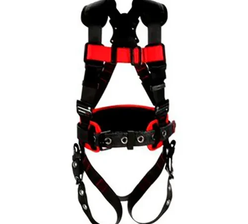 3M" Protecta® 1161300 Construction Style Harness, Pass-Through Buckle & Tongue Buckle, S