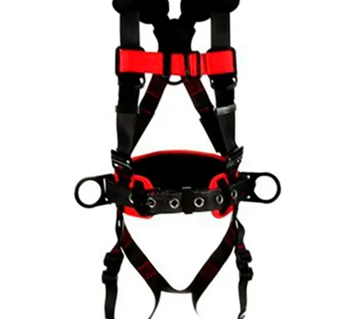 3M" Protecta® 1161304 Construction Style Positioning Harness, Pass-Through Buckle, S