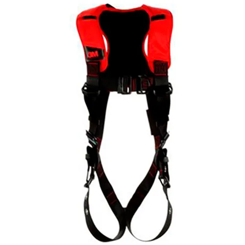 3M" Protecta® 1161430 Comfort Vest-Style Climbing Harness, Tongue & Pass-Thru Buckle, M/L