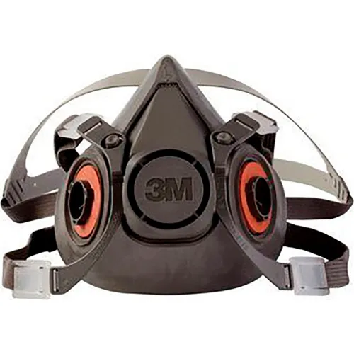 3M half-face respirator mask with cartridges