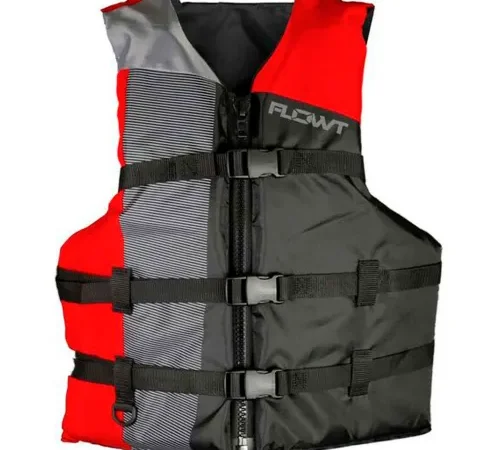 Flowt 40302-2-UNV All Sport Life Vest, Red, Universal Adult