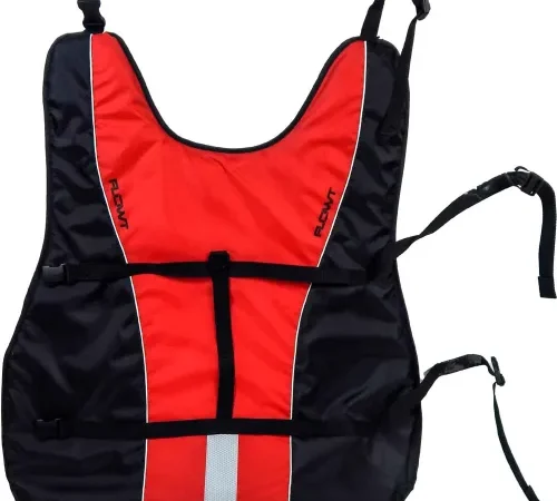 Flowt 40902-2-2X Dog Life Vest, Red, 2X-Large