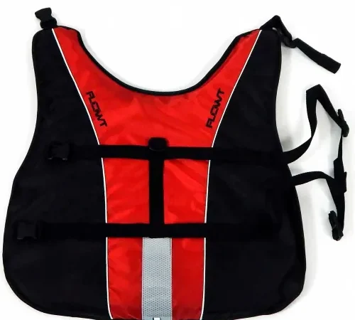 Flowt 40902-2-L Dog Life Vest, Red, Large