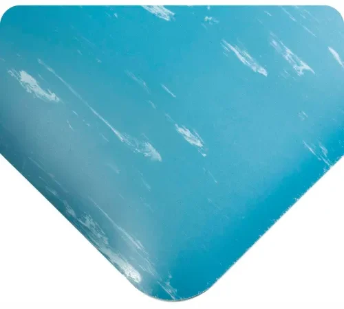 Wearwell® Tile-Top" SpongeCote® Anti Fatigue Mat 7/8" Thick 3' x Up to 60' Blue