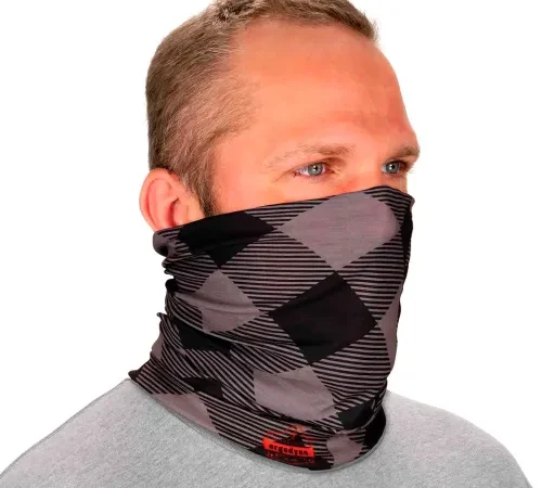 Ergodyne Chill-Its 6485 Multi-Band, Gray Buffalo Plaid