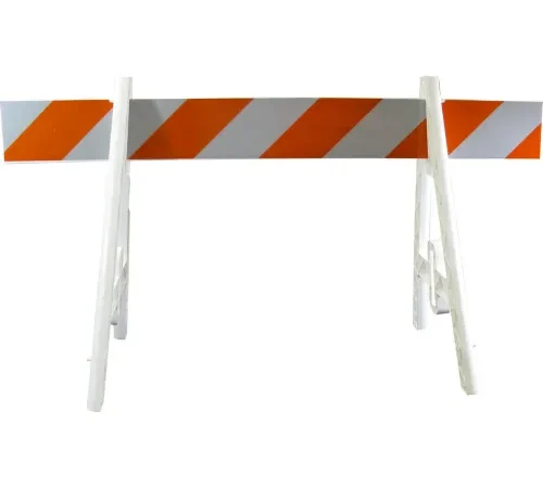 Plasticade Econocade Traffic Barricade A-Frame 6 Ft With 1 Rail