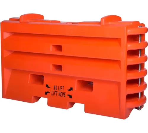 VizCon TrafFix Devices Sentry" Water Cable Barrier, Orange, 45043-O