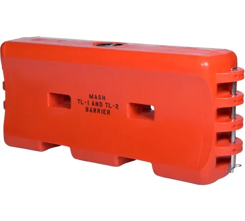 VizCon TrafFix Devices Water-Cable Barrier", Orange, 45332-MO
