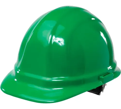 Green construction hard hat