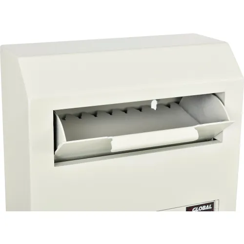 Global Industrial" Wall-Mount Depository Drop Box, 10"W x 4-1/4"D x 15"H, Beige - Image 2