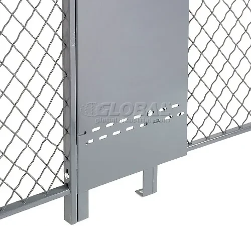 Global Industrial" Fill-A-Gap Adjustable Panel for 10' Wire Mesh Partition